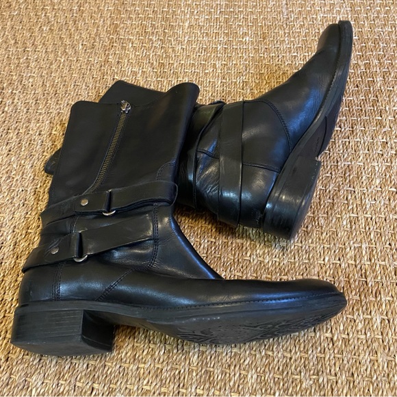 Geox Respira Mendi Mid-Calf Leather Riding Boots - Picture 3 of 14